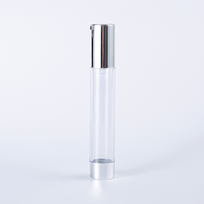 30ml 银色盖子透明PET按压瓶